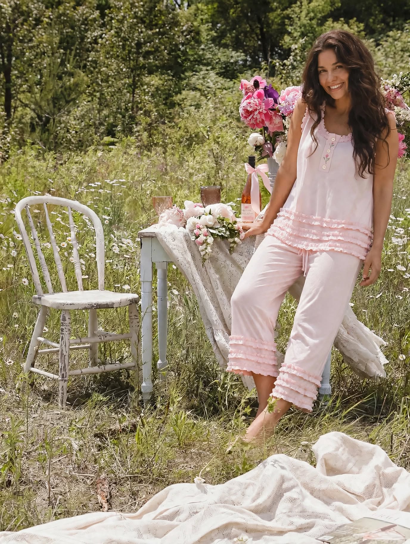 June Ruffle Pyjama Set